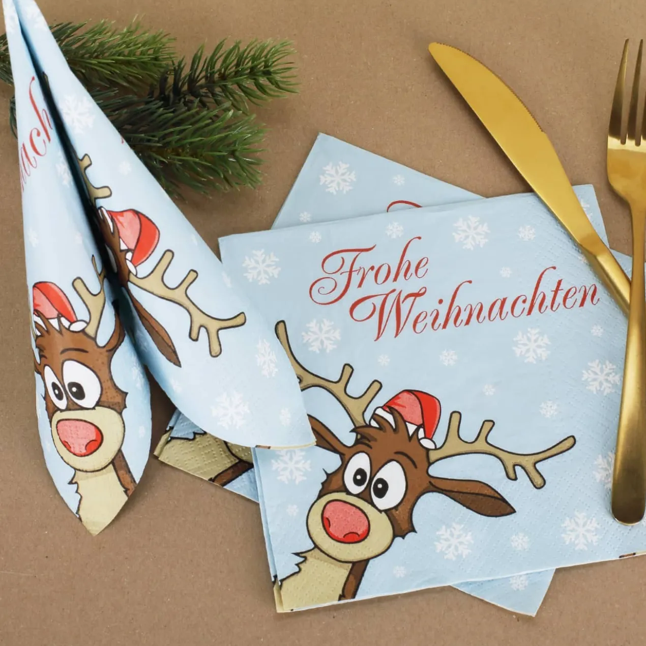 Servietten - Frohe Weihnachten