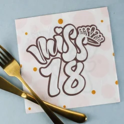 Servietten Miss 18