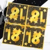 Servietten Star zum 18. Geburtstag