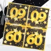 Servietten Star zum 60. Geburtstag