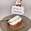 Süßer Weihnachtsgruß - Ministollen mit niedlicher Wichtel-Banderole und Ihrem Text