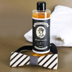 Set Gentleman - Duschgel & Holzfliege