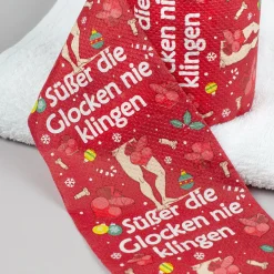 Sexy Toilettenpapier zu Weihnachten - Süßer die Glocken nie klingen - Scherzgeschenk für Männer