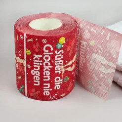 Sexy Toilettenpapier zu Weihnachten - Süßer die Glocken nie klingen - Scherzgeschenk für Männer