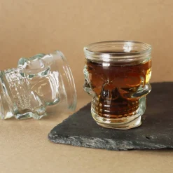 Shooter Schnaps-Glas 50 ml im Totenkopfdesign