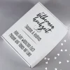 Silberhochzeits-Secco und zwei gravierte Sektgläser in einer Box