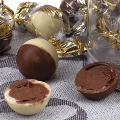 Silberne Hochzeit - Pralinenflasche mit Namensaufdruck