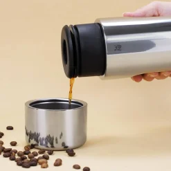 Silberne WMF Thermoskanne - Kaffeepause - mit Namensgravur