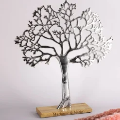 Skulptur - Liebesbaum - mit Wunschgravur als Geldgeschenk oder Dekoration