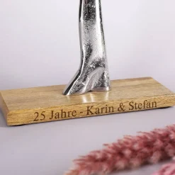 Skulptur - Liebesbaum - mit Wunschgravur als Geldgeschenk oder Dekoration