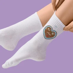 Socken mit Lebkuchenherz & Name personalisiert | Volksfest Socken als Geschenk für Frauen & Männer