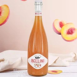 Sommerliches Pfirsichlikör-Set für Frauen mit Cocktailglas und Name