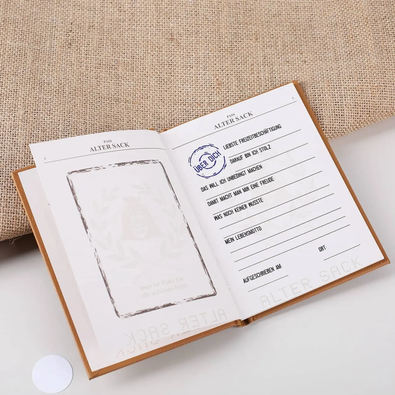 Spaßbuch - Alter Sack-Pass