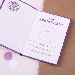 Spaßbuch - Pass - Alte Schachtel