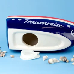 Spardose für die Traumreise | Geldgeschenk für den Urlaub in Form eines Kreuzfahrtschiffs