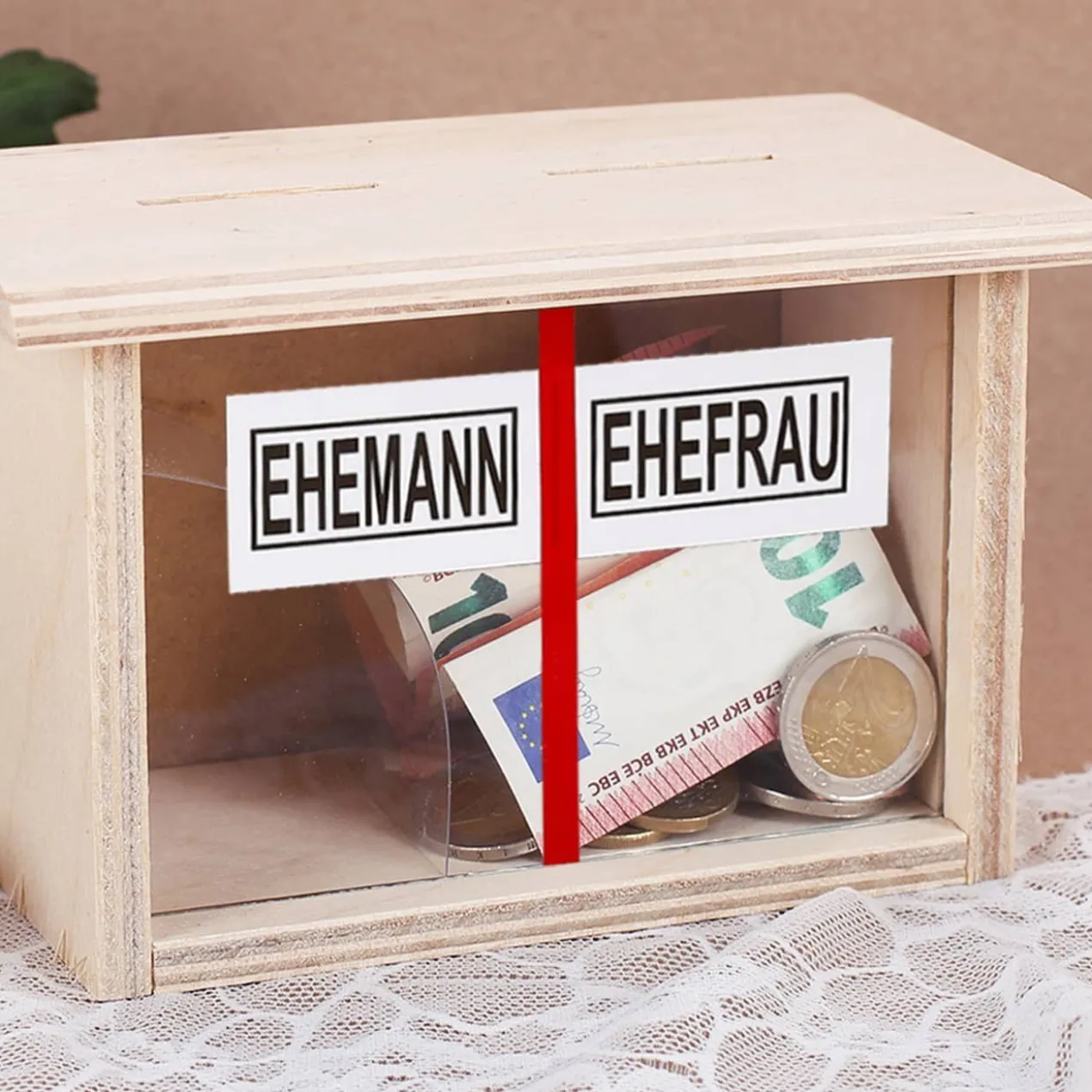 Spardose für Eheleute
