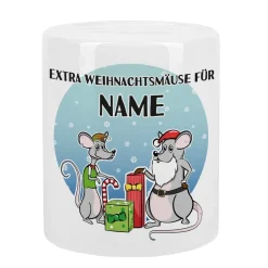 Spardose für Weihnachtsmäuse als originelles Geldgeschenk