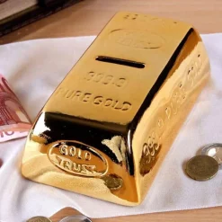 Spardose Goldbarren