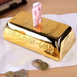 Spardose Goldbarren