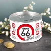 Spardose mit Verkehrszeichen zum Geburtstag