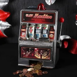 Spardose Spielautomat mit Klingel und Licht