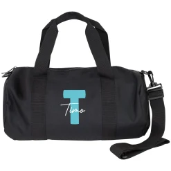 Sporttasche mit Name & Initiale personalisiert als Geschenk | Reisetasche für Freizeit & Sport