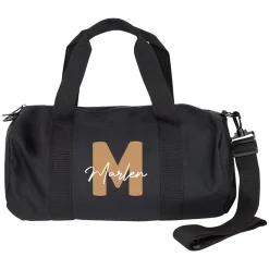 Sporttasche mit Name & Initiale personalisiert als Geschenk | Reisetasche für Freizeit & Sport