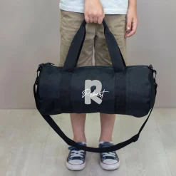 Sporttasche mit Name & Initiale personalisiert als Geschenk | Reisetasche für Freizeit & Sport