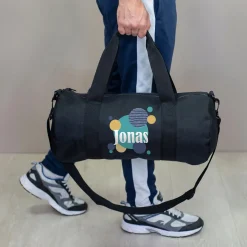 Sporttasche mit Name personalisiert als Geschenk | Kleine Reisetasche & Dufflebag für Freizeit und Sport