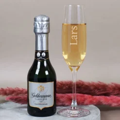 Star des Tages Geschenkset mit Sektglas und Sekt | Geldermann Flaschengärung