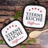 Sterneküche - Topflappen Set mit Namensaufdruck