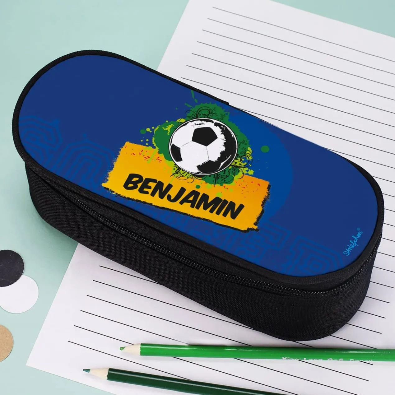 Stiftebox für Fußballer