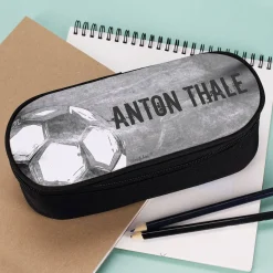 Stiftebox mit Fußball Motiv