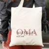 Stoffbeutel - Oma seit - mit Wunschtext und Jahreszahl bedruckt