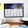Stundenplan mit Drachenmotiv und Namensaufdruck
