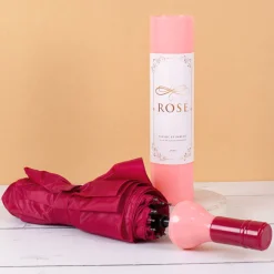 Taschen Regenschirm als Weinflasche Rosé