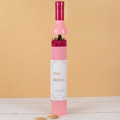 Taschen Regenschirm als Weinflasche Rosé