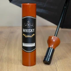 Taschen Regenschirm als Whiskyflasche