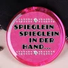 Taschenspiegel in Pink mit Namensaufdruck