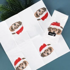 Taschentücher - Santa Dog