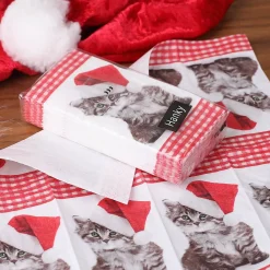 Taschentücher - Santa Kitty