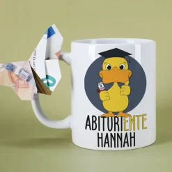 Tasse - AbituriENTE mit Abschlussjahr und Name