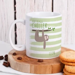 Tasse "Auftragschiller" mit Name