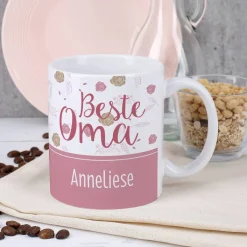 Tasse - Beste Oma - mit Wunschname
