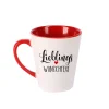 Tasse für den Lieblingsmenschen mit Wunschtext und Herz