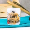Tasse für Handwerker mit lustigem Spruch und Name
