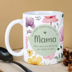 Tasse für Mama - Du machst wirklich einen tollen Job - als Geschenk zum Muttertag
