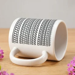 Tasse mit versteckter Botschaft 'Ich scheiss drauf' | Kaffeetasse als lustiges Geschenk