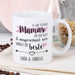 Tasse zum Muttertag - Es gibt so viele Mamas auf der Welt und ausgerechnet ich habe die beste