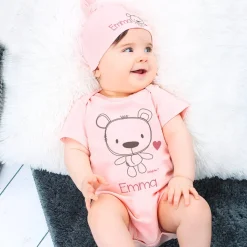Teddy-Geschenkset für Mädchen zur Geburt